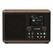 Pure Classic H4 Tragbar Digital Schwarz, Holz, Farbe: Schwarz, Holz