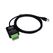 EXSYS EX-1309-T Serien-Kabel Schwarz 1,8 m USB Typ-A