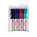 Edding 0.5 mini Marker 4 Stück(e) Feine Spitze Schwarz, Blau, Hellgrün, Rot