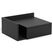 AC Design Ashlan Nachttisch 1 Schublade(n) Schwarz