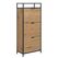 AC Design Schuhschrank Seaford Geschlossen Eiche, Schwarz
