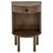 AC Design Paron Nachttisch 1 Schublade(n) Eiche