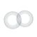 Nachtmann Bossa Nova Servierteller Rund Glas Transparent 22 Stück(e)