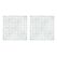 Nachtmann Bossa Nova Dessertteller Quadratisch Glas Transparent 2 Stück(e)