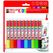 Marabu 0125000000084 Leuchtmarker Schwarz, Blau, Grün, Orange, Rot, Violett, Gelb 10 Stück(e)