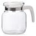 Montana 0057865 Einzelne Teekanne 1250 ml Transparent, Weiß