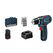 Bosch GSR 12V-15 Professional 1300 RPM Schwarz, Blau