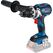 Bosch GSR 18V-110 C 2100 RPM Ohne Schlüssel 1,8 kg Schwarz, Blau