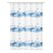 Kleine Wolke Seaside Duschvorhang Ring Polyester Blau, Weiß