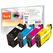 Peach PI200-558 Druckerpatrone 4 Stück(e) Kompatibel Hohe (XL-) Ausbeute Schwarz, Cyan, Magenta, Gelb