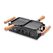 TTM 100.007 Raclette Grill 2 Person(en) Schwarz