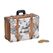 G. Wurm Suitcase Spardose Braun, Grau Keramik 1 Stück(e)