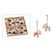 G. Wurm 10025597 Christbaumschmuck Spezifisches Weihnachtsornament Holz Natürlich/Natur 8 Stück(e)