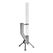 Gardenflare 10029 Kamin Draußen Freistehende Feuerstelle Pellet Silber, Farbe: Silber