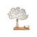 G. Wurm 10032867 Kerzenständer Metall, Holz Silber, Holz