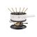 Kadastar 100436 Fondue Set 2 l Schwarz, Weiß 6 Person(en)