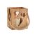 G. Wurm 10055974 Kerzenständer Glas, Holz Holz