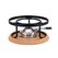 Kadastar 100724 Fondue-Brenner Schwarz, Holz