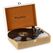 Audizio RP119G Audio-Plattenspieler mit Riemenantrieb Bronze, Braun Automatisch
