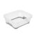 keeeper Jonas Aufbewahrungskorb Rechteckig Polypropylen (PP), Thermoplastisches Elastomer (TPE) Grau, Weiß, Farbe: Grau, Weiß