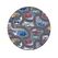 Hanse Home Race Track Kinder-Teppich & -Matte Grau Polypropylen (PP) Rund