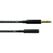 Cordial CFM 3 VY Audio-Kabel 3 m 6.35mm 3.5mm Schwarz