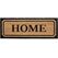 Hanse Home 105678-27X70 Teppich Drinnen Bodenmatte Rechteck Kokosnuss-Faser Schwarz, Braun
