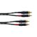 Cordial CFU 1.5 CC Audio-Kabel 1,5 m 2 x RCA Schwarz, Rot