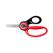 Fiskars 1064075 Büro- & Bastelschere Kunst-& Handwerksscheren Gerader Schnitt Schwarz, Rot, Edelstahl