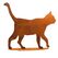 Ambiance 1103.070 Dekorative Statue & Figur Braun Metall