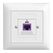 Feller 1131-403.FMI.61 Steckdose RJ-45 Violett, Weiß