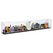 iDisplayit EC901016NS-BLK Vitrine Schwarz, Transparent