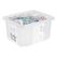 keeeper Karolina Aufbewahrungsbox Rechteckig Polypropylen (PP) Blau, Pink, Weiß, Transparent, Farbe: Blau, Pink, Weiß, Transparent