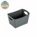 koziol BOXXX S Aufbewahrungsbox Rechteckig Recycelbarer Kunststoff Grau, Farbe: Grau