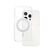 PanzerGlass CARE™ by ® Case Transparent m. Silber Kickstand & MagSafe iPhone 15 Pro