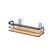 MSV 142663 Wandregal für Badezimmer Stahl, Holz
