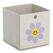 Zeller Present 14498 Aufbewahrungsbox Quadratisch Fleece Cremefarben