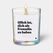 ChattyCandles 15457 Wachskerze Zylinder Moschus, Canangabaum Weiß 1 Stück(e)