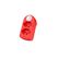 Max Hauri AG 161253 Netzstecker-Adapter Typ J Rot, Farbe: Rot