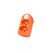 Max Hauri AG 161256 Netzstecker-Adapter Typ J Orange, Farbe: Orange