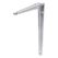 STRUCT 168915 Regalhalterung Aluminium Grau 1 Stück(e), Farbe: Grau