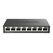 D-Link DGS-108 Unmanaged L2 Gigabit Ethernet (10/100/1000) Schwarz
