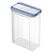 Rotho DOMINO Rechteckig Dispensor 1,5 l Blau, Transparent 1 Stück(e)