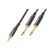 PD-Connex CX86-1 Audio-Kabel 1,5 m 3.5mm 2 x 6.35mm Schwarz