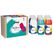 KREUL Triton Acrylic Liquid Set Modern Mix Colors Acrylfarbe 750 ml Blau, Magenta, Türkis, Weiß, Gelb Tube