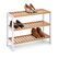 Zeller Present 18861 Schuhregale offen Weiß, Holz