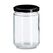 Zeller Present 19062 Lebensmittelaufbewahrungsbehälter Rund Behälter 0,55 l Transparent, Metallisch 1 Stück(e)