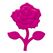 URSUS 19670075 Handarbeitsstempel Form Handwerksstanze Pink