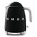 SMEG Wasserkocher 50's schwarz 1.7 l, 2400 Watt, Kalkfilter