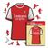 Iconic Puzzles Arsenal FC - Jersey Puzzlespiel 150 Stück(e) Sport, Farbe: Rot, Weiß